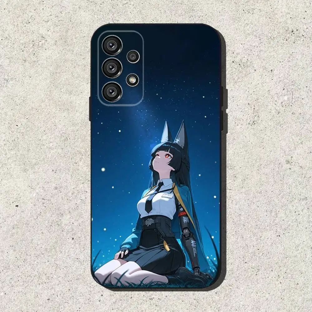 حافظة هاتف H-Hoshimi M-Miyabi ZZZ لهاتف سامسونج S25، S24، S21، S22، S23، S30، Ultra، S20، Plus، Fe، Lite، Note، 10,9,5G غطاء أسود