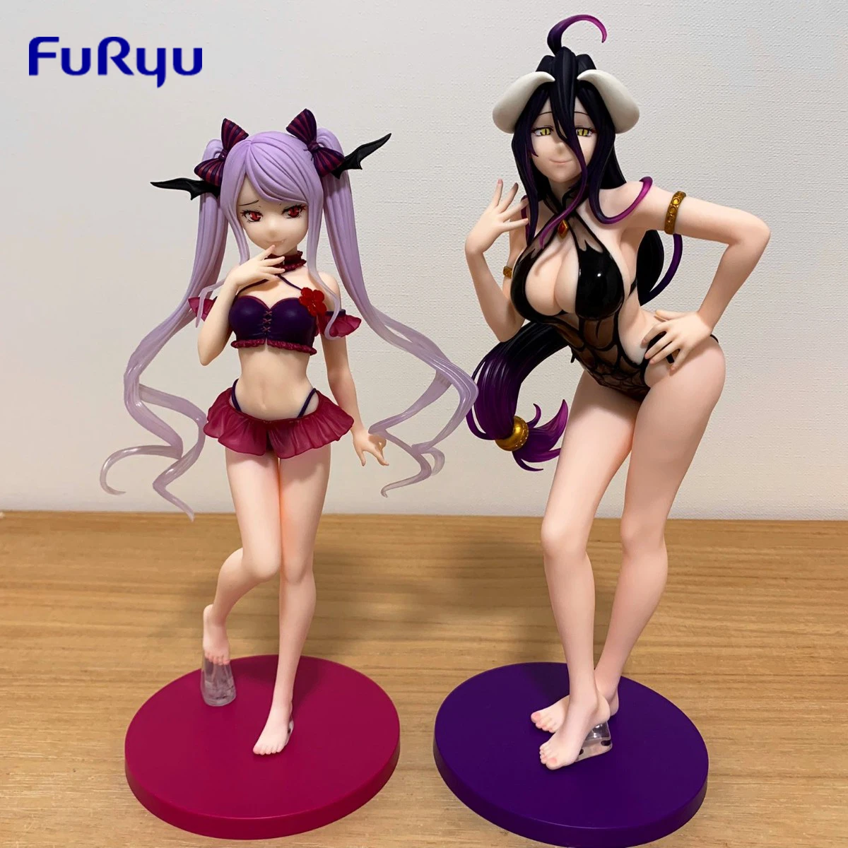 

In Stock 100% Original FuRyu Tenitol Tenitol Tall Overlord Shalltear Bloodfallen Albedo Anime Figure Action Figure Model Gifts