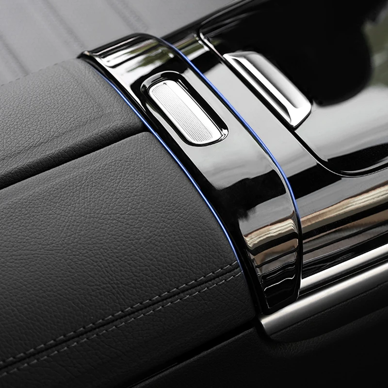ABS Car Accessories Center Console Armrest Box Button Switch Cover Trim For Mercedes-Benz C-Class W206 C180 C200 C300 2021 2022+