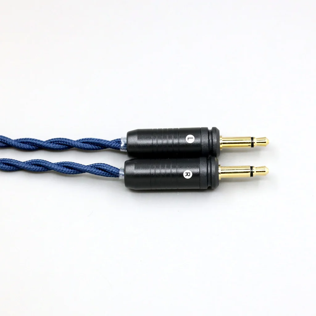 كابل سماعة أذن بأكمام من سبيكة الجرافين ، فضي نقي ، OCC ، فكي شفاف ، Elex ، Elegia ، Stellia ، Celestee ، radan ، LN008599