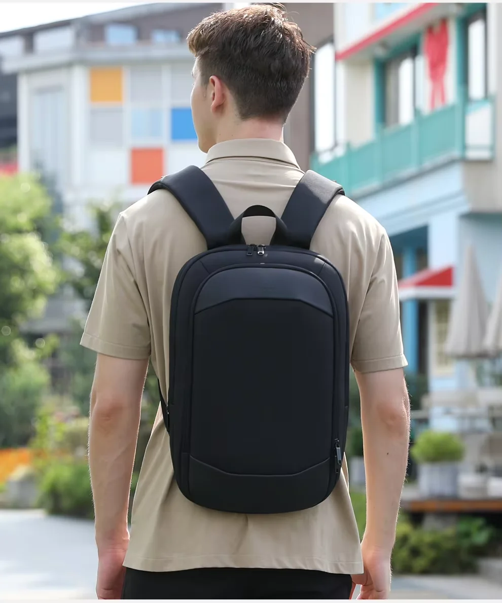 HK High-Quality Business Commuter Backpack Expandable Waterproof Laptop Backpack Men’s Large-Capacity Business Travel Backpack