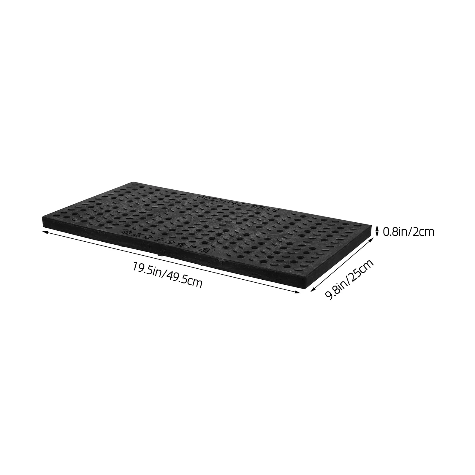 

Plastic Drainage Grate Cover Slip-Resistant Round Hole Design Efficient Water Flow Trench Grate Outdoor Sewer System Floor