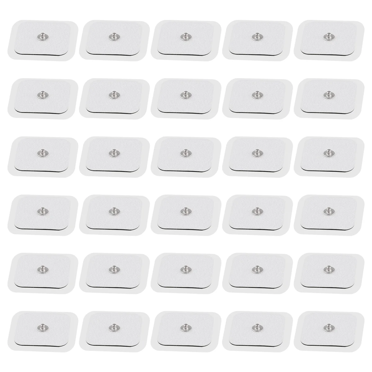 30Pcs 4X4cm Electrodes Electrode Pad Self Adhesive Electrode Patches for TENS Therapy Machines Physiotherapy