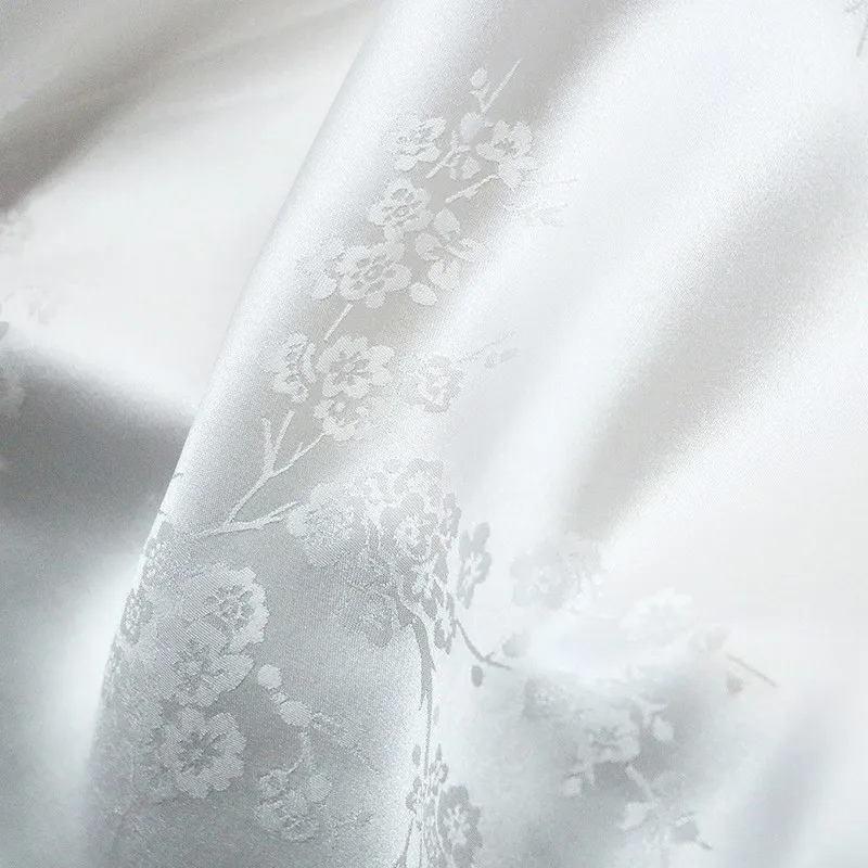 

Silk jacquard satin fabric traditional Hanfu and cheongsam clothing designer Spring new product