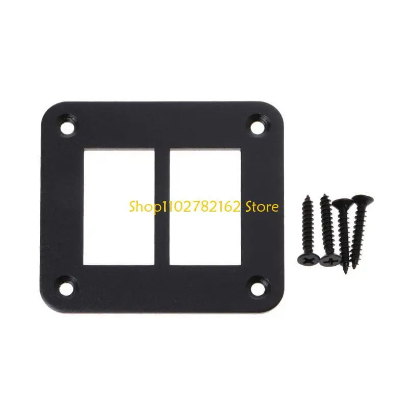 

547B Buses Yachts Trailers RVs 2/3/4/5/6 Way Aluminum Durable Motorcycle Car Trailer Boat Rocker Switch Panel Housing Holder