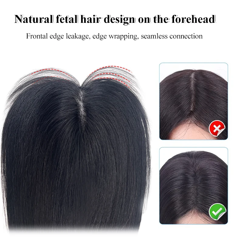 25 سنتيمتر 100% الشعر البشري 7X10 سنتيمتر Hairnet ملحقات السويسري قطع الدانتيل الباروكات تحسين حجم الشعر توبر شعر مستعار قطعة للنساء #6