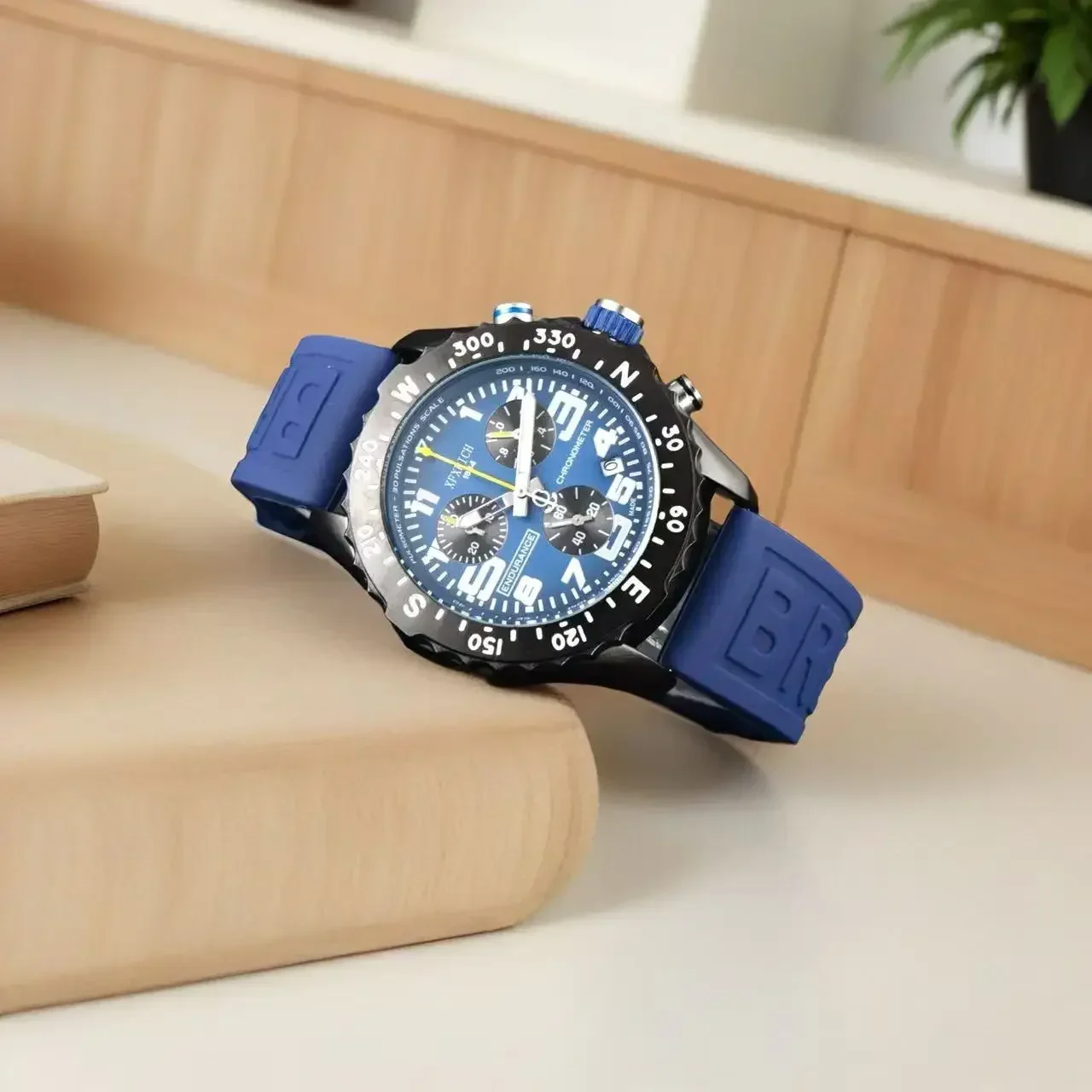 2 ‌ 025 Reloj cronógrafo de negocios de lujo para hombre: cuarzo multifunción, fecha duradera Calidad AAA+, estilo profesional