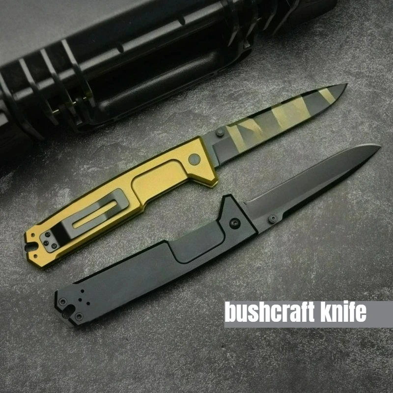 

Extr ratio 58HRC Folding Knife N690 blade Aluminum Handle edc multitool knives Daily at home outdoor bushcraft tactical knife