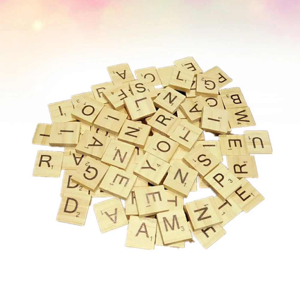 200 قطعة رقائق التعليم المبكر لغز كتل الحروف للأطفال التعليم المبكر لغز رسالة رقائق الخشب لعبة آمنة السلس نظيفة الأبجدية