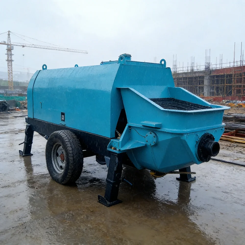 

Portable Electric Concrete Pump,Small Size,For Indoor Decoration,Narrow Space,Automatic Lubrication