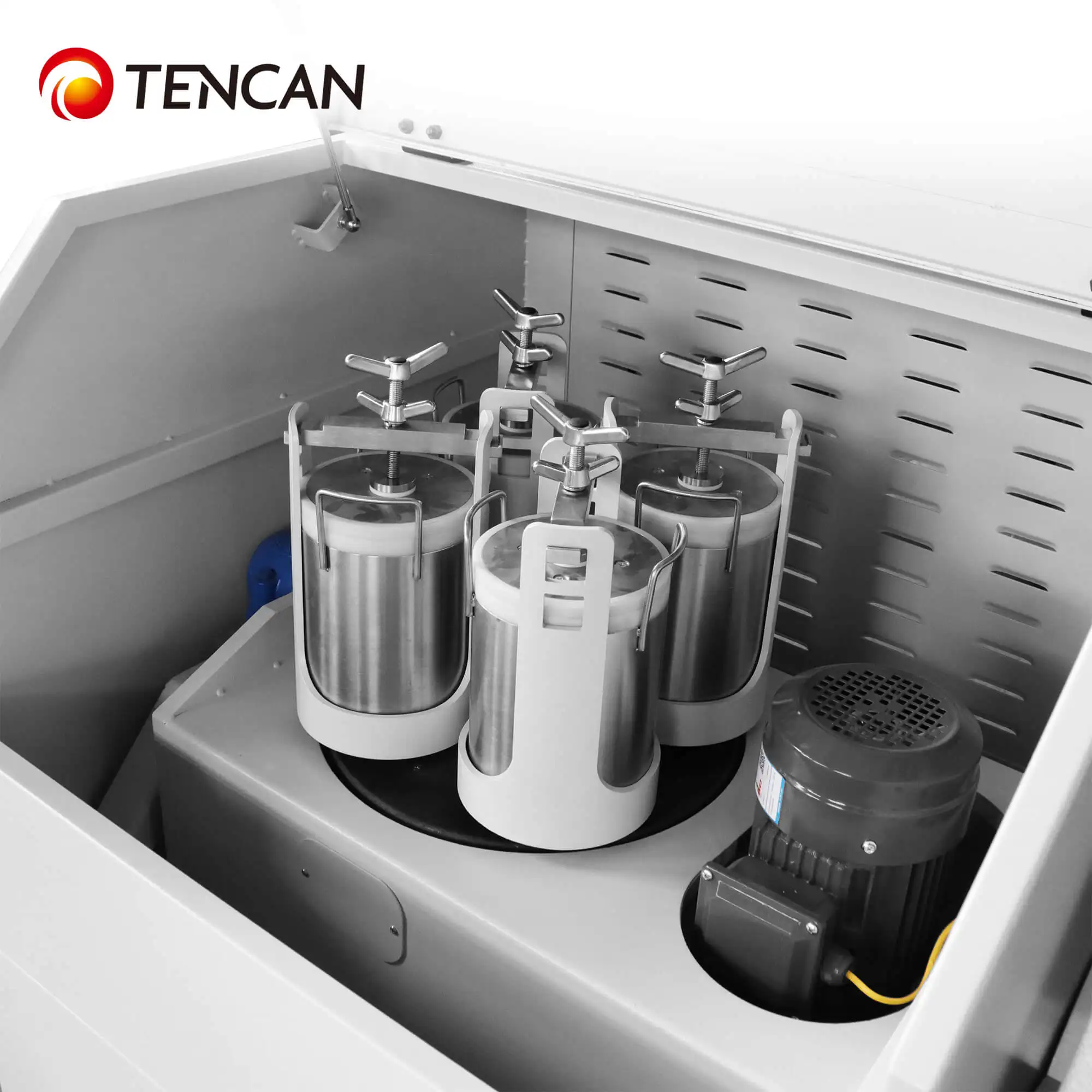 TENCAN QXQM-12 3.96L Full Directional Planetary Ball Mill Motor Bearing Gear 0.1micron 1.5KW Mining Metallurgy Ceramics Battery