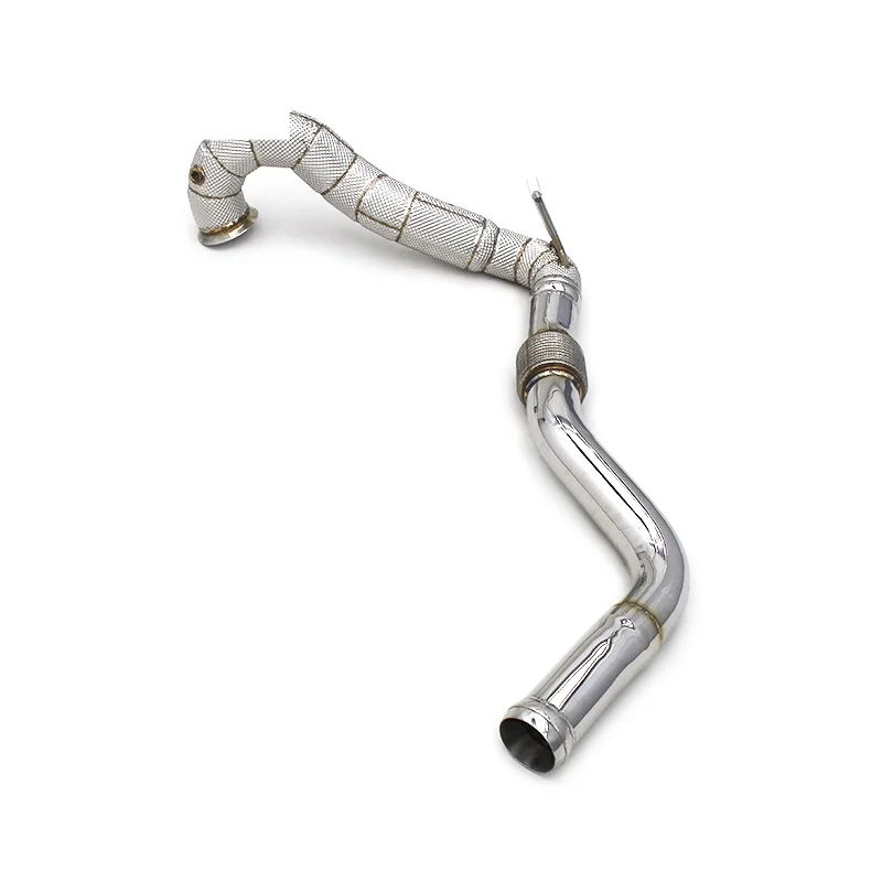 Head Section High flow Pipes Exhaust Pipes branch downpipe Exhaust Pipe with catalyst For Mercedes-Benz A45 CLA45 2.0T 