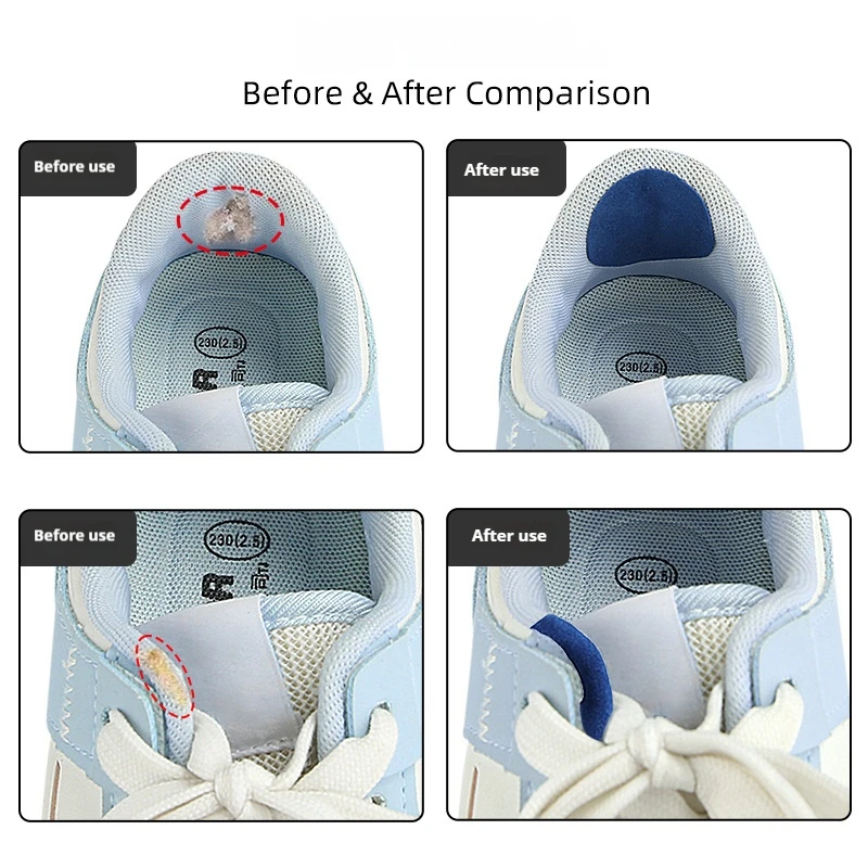 6Pcs Sports Shoe Patches Shoes Damaged Side Edges Inner Lining Sticker Shoe Heel Wear Repair Patch Foot Care Products