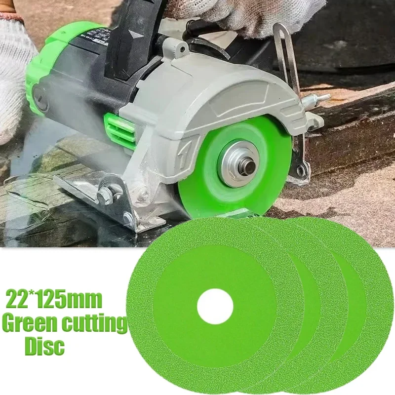 

3pcs/5pcs 22*125mm Diamond Glass Cutting Blade Thin Saw Blade Durable Stone Cutting Disc for Ceramic Glass Jade Tile Marble