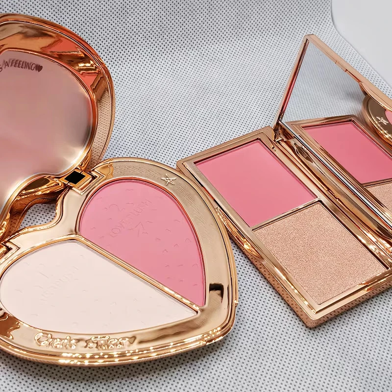 Charlotte Tilbury Airbrush Powder Pore Blurring&Cheek Chic Blush Silky Radiant&Lipstick Liner Set Velvety Long Lasting Makeup - view 4