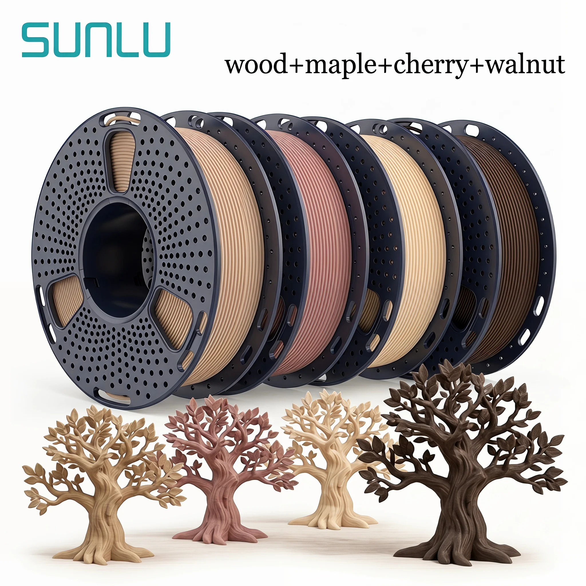 SUNLU Filament-Bundle 4/8 Spulen 250g X 4 Filament Seide PLA Matt PLA PETG für 3D-Drucker