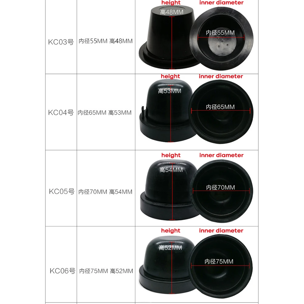 1pcs Car LED Headlight Dust Cover Waterproof HID xenon lamp Rubber Sealant Cap Cover Headlamp H4 H1 H7 H11 H8 9005 9006