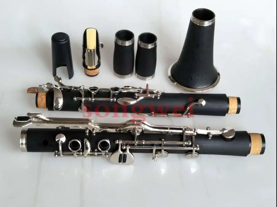 Excellent G-Key Clarinet With Case Ebonite Nickel plating Good Material Sound