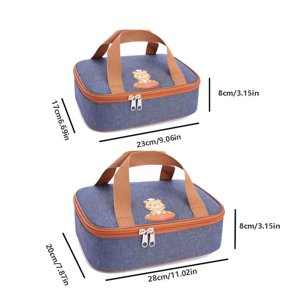 Animal Women Insulation Package Cooler Lunch Box Bag Food Warm Thermal Bag Food Hand Bags Tote Lunch Bag Waterproof Lunch Bag