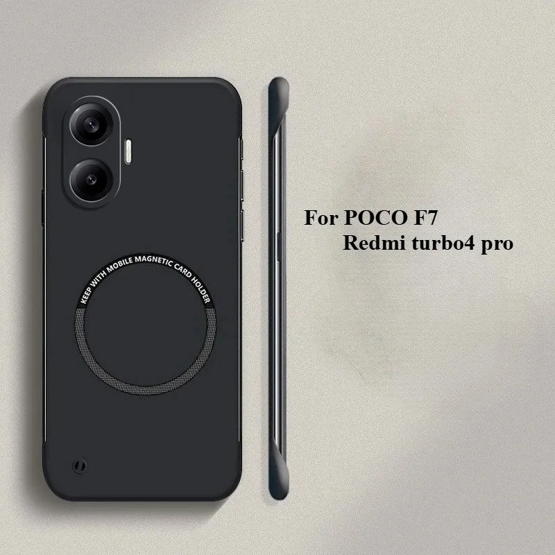 

For POCO F7 Case Fashion Ultra-thin Heat Dissipation Magnetic Adsorption Borderless Cover For Redmi pocoX7 Shockproof Fudna
