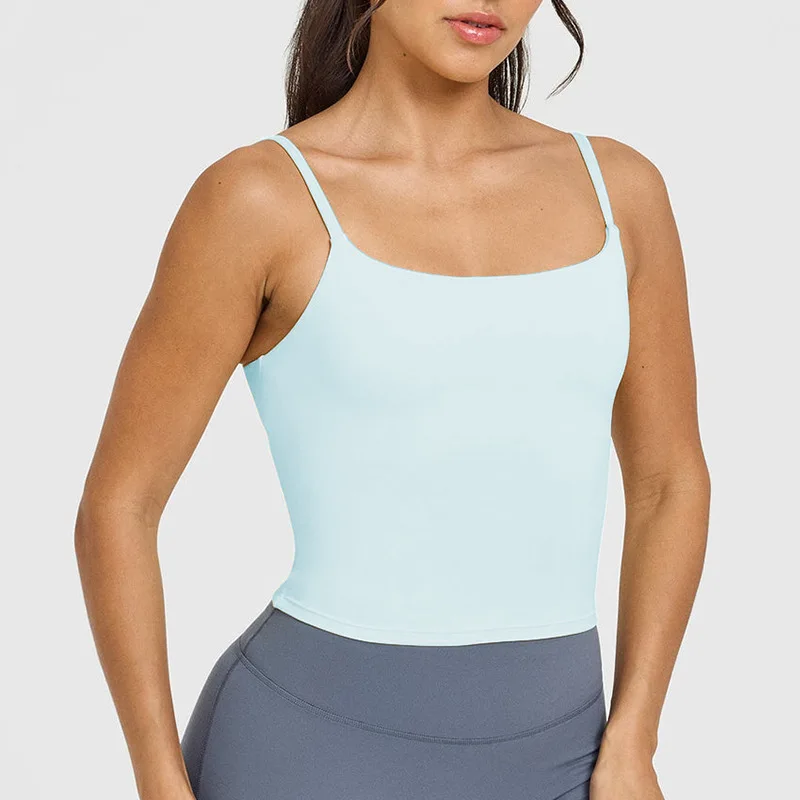 سترة يوجا رياضية للنساء، حمالة صدر للجري واللياقة البدنية، الكل في واحد، ملابس رياضية لليوجا بظهر جميل، ملابس لياقة بدنية مع وسادة صدر #1