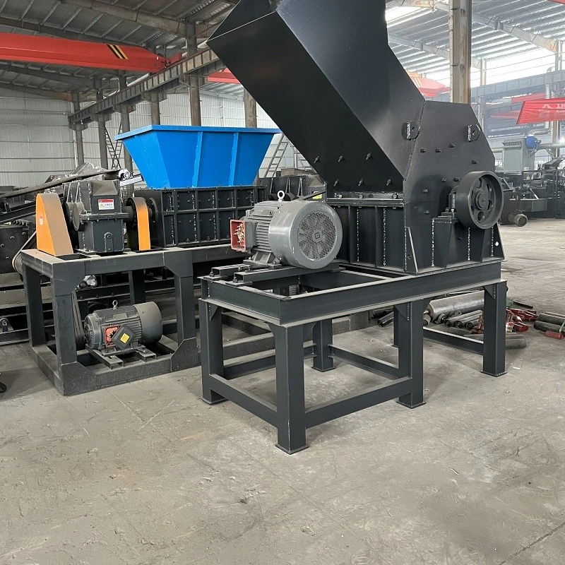 Easy Operating Tyre Shredder Plastic Tire Shredder Recycling Production Line Waste Double Shaft Tyre Crush Shredding Machine