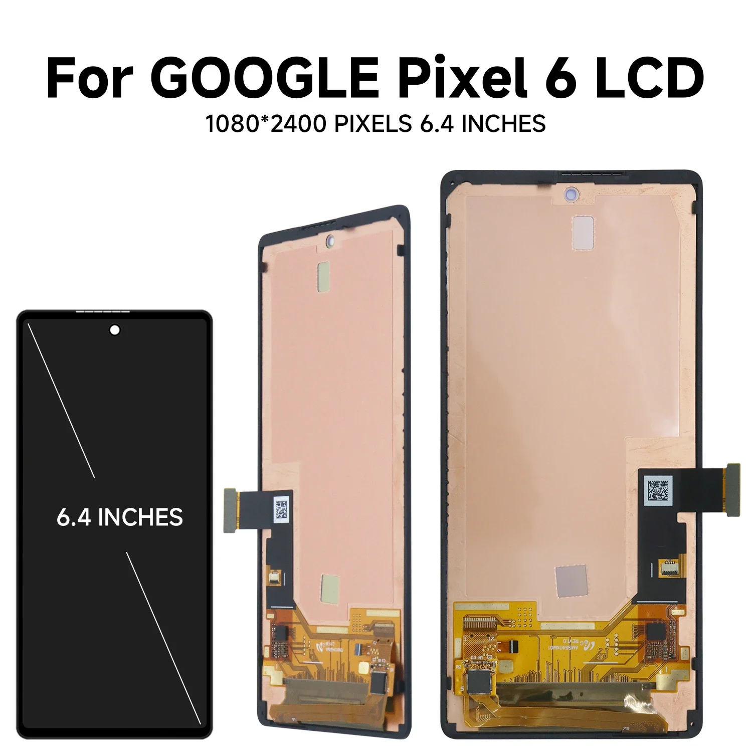 For Google Pixel 6 6.4\'\'For AMOLED Google Pixel 6 GB7N6 G9S9B16 G9S9B LCD Display Touch Screen Digitizer Assembly Replacement