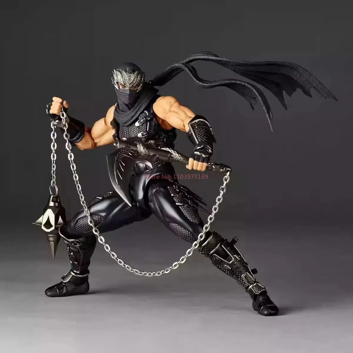 Высокое качество Kaiyodo Revoltech удивительный Yamaguchi Ninja Gaiden Ryu Hayabusa фигурка ПВХ Коллекционная игрушка в подарок копия игрушки переменного тока