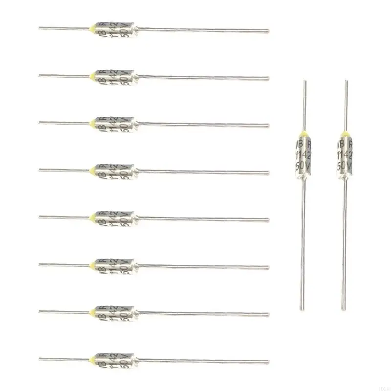 Pacote 10 pontos corte térmicos metal fusíveis térmicos para transformar o motor Electric Industrial Metal Metal Cask