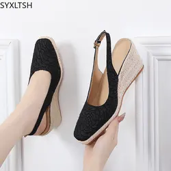 Ladies Shoes Sandals Women 2024 Wedges Shoes for Women High Heels for Women 2024 Sandals Luxury Designer Pumps босоножки женские