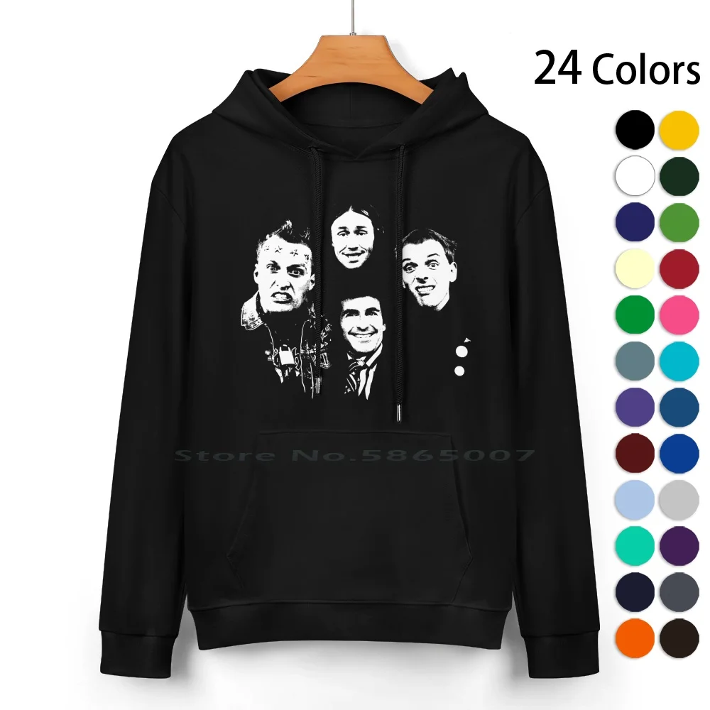 The Young Ones Pure Cotton Hoodie Sweater 24 Colors Ade Edmondson Rik Mayall Nigel Planer Christopher Ryan Vivian Neil Mike 80s