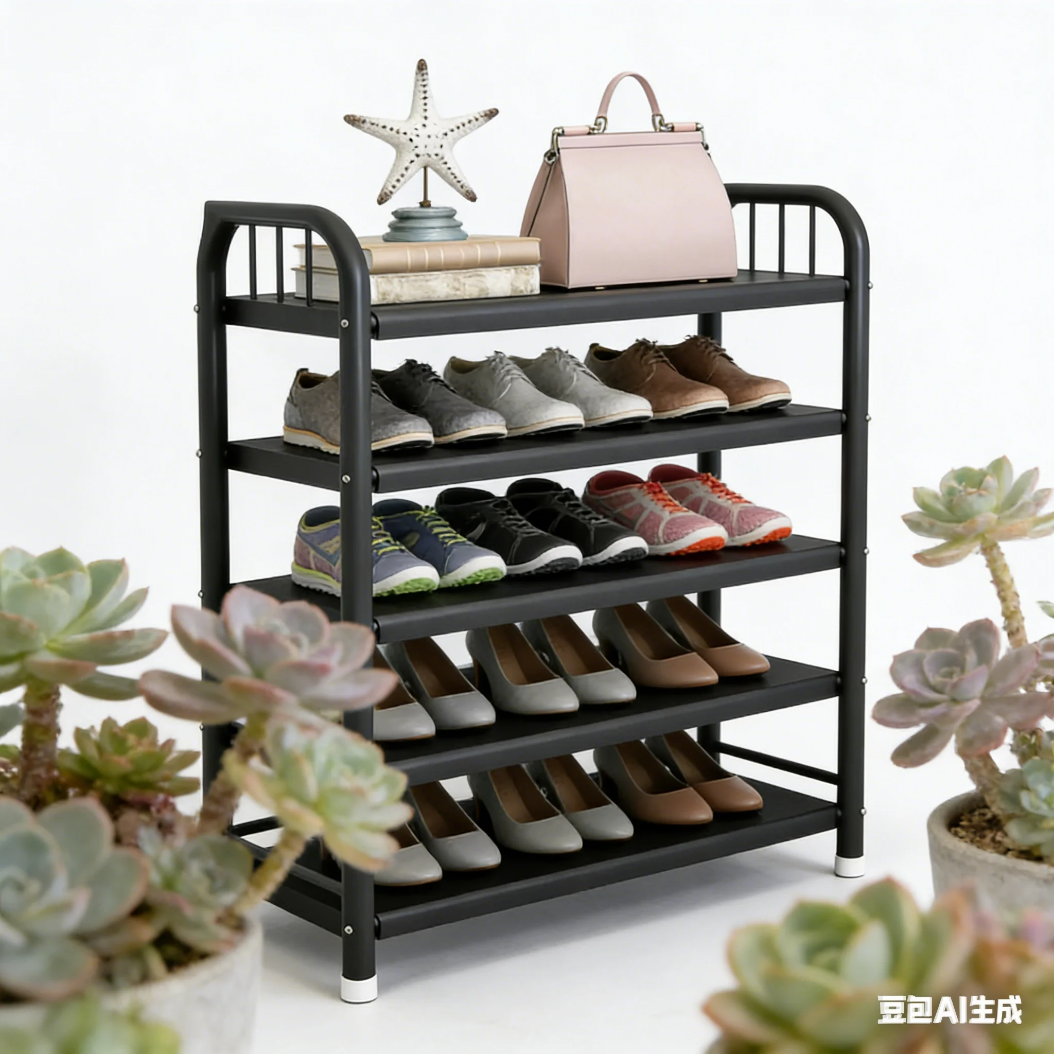 

AOLIVIYA Multi Layer Shoe Rack For Entryway Modern Large Capacity Hallway Storage Cabinet B168543
