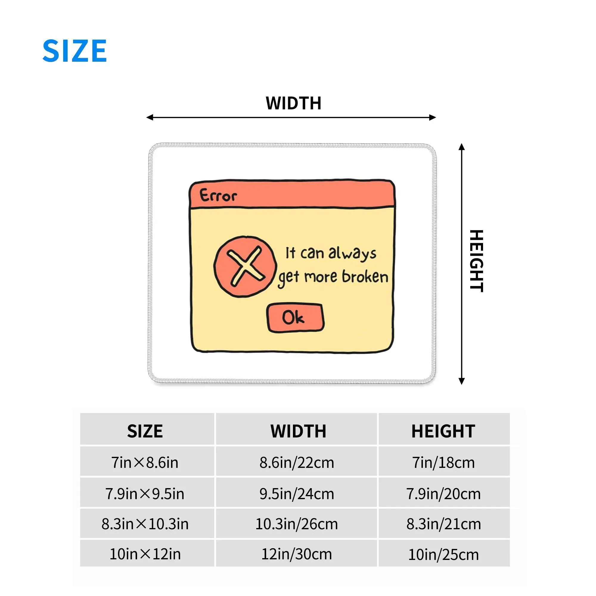 يمكن أن تحصل على لوحة الماوس الأكثر مكسورة على لوحة المفاتيح والكمبيوتر وحصيرة الماوس للألعاب والكمبيوتر المحمول وحصيرة المكتب وملحقات المكتب وحصير الطاولة