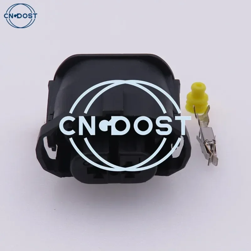 1 Set 2 Pin 1-1355668-2 Automobile Front Fog Light Connector Waterproof Lamp Socket AC Assembly For BMW