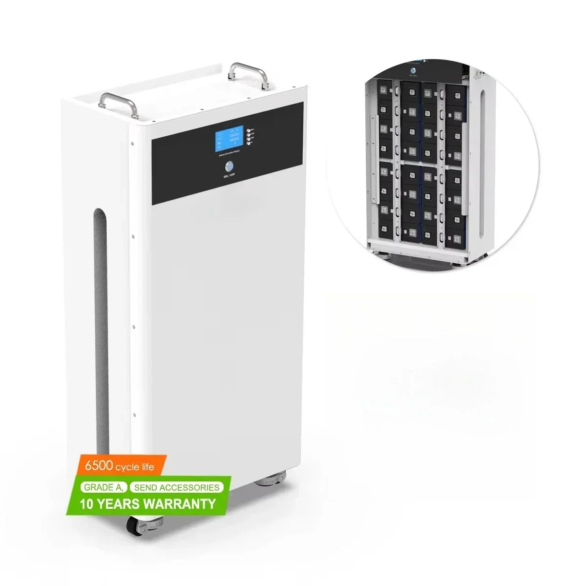 Akumulator litowo-jonowy 48V 300Ah z certyfikatem UL, 51.2V 200Ah 10Kwh 15Kwh LiFePO4 do domowego systemu magazynowania energii słonecznej