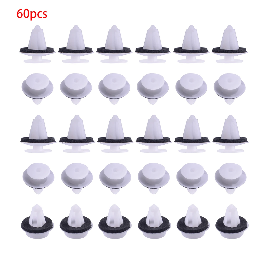 60Pcs/Set Plastic Car Door Panel Trim Fastener Clips Fit For Mercedes Benz R129 W202 W203 W211 0119887678 A0119887678