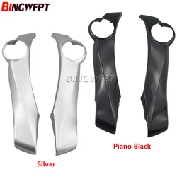 Silver/Piano Black Color Steering Wheel Switch Panel for Toyota Prius ZVW30L 2010-2013 KEY Frame No Buttons