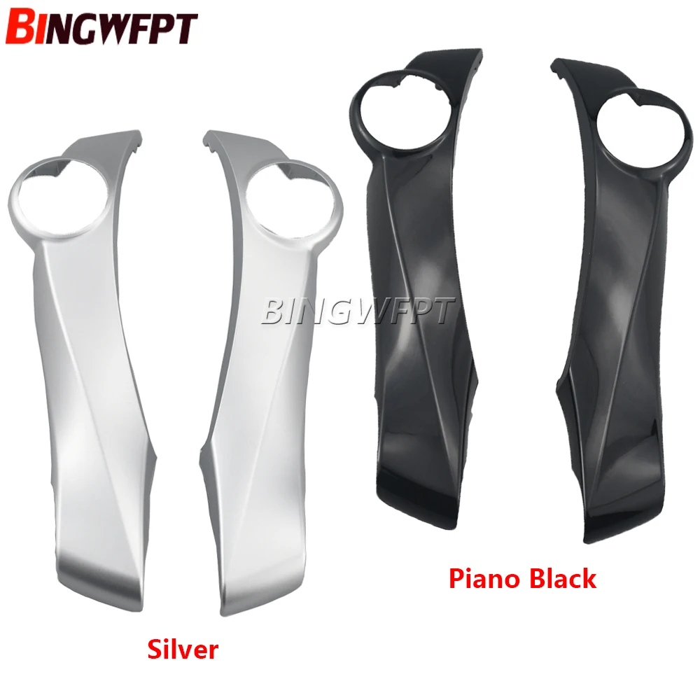 Silver/Piano Black Color Steering Wheel Switch Panel for Toyota Prius ZVW30L 2010-2013 KEY Frame No Buttons