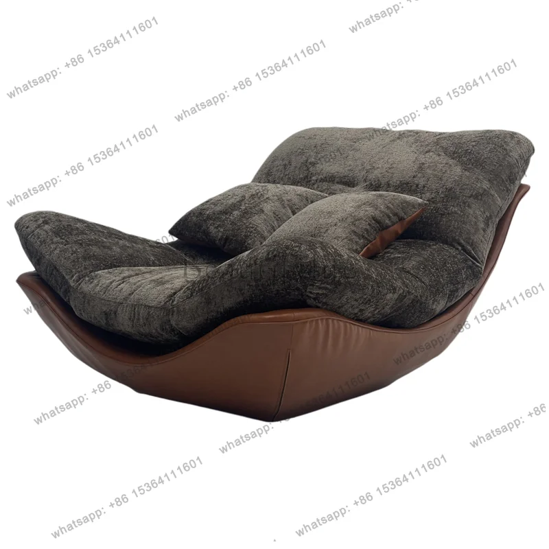 YJ Lazy sofa can lie down and sleep, premium single sofa chair light luxury balcony leisure living room fashion