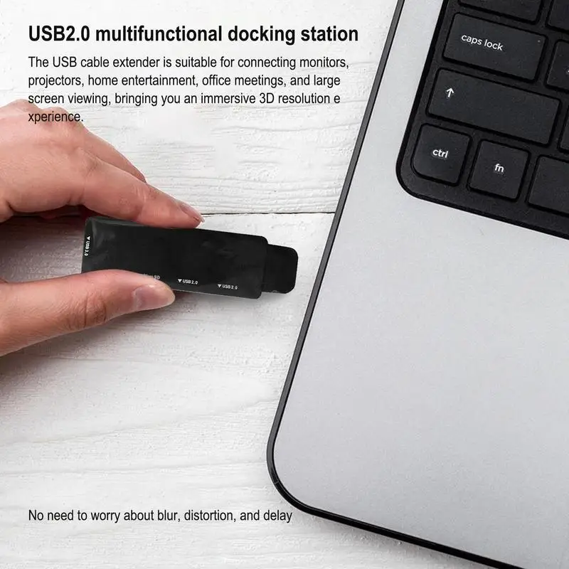 محطة إرساء USB شديدة التحمل، موسع منفذ USB 5 في 1، محور USB صغير متعدد الوظائف، ثابت USB C، محطة إرساء للكمبيوتر المحمول Ultra