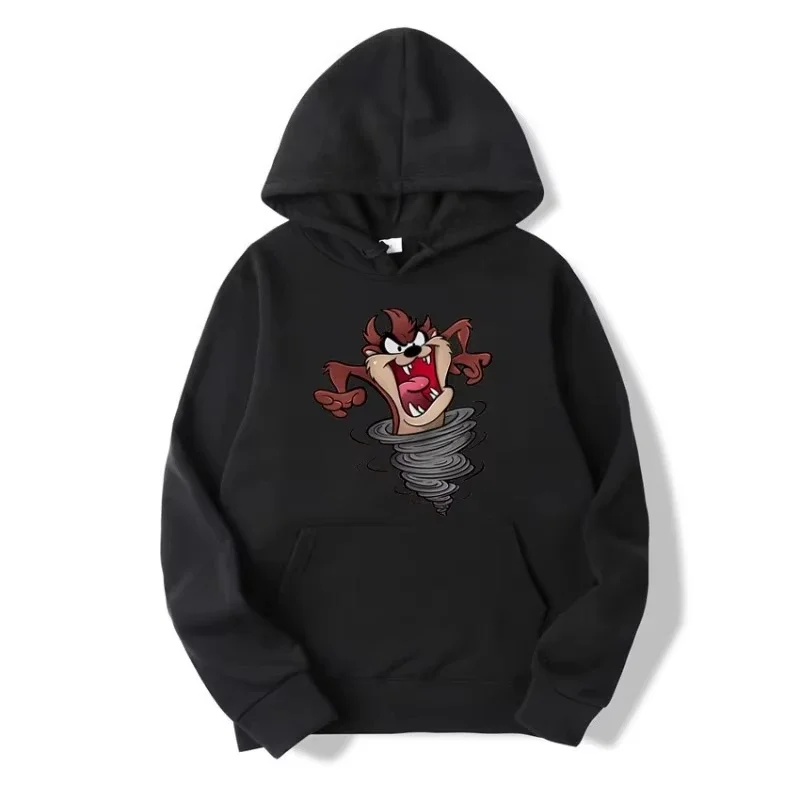 Taz-mania moletom com capuz masculino feminino impressão unissex streetwear estilo hip hop novo outono inverno moda hip hop topos roupas masculinas