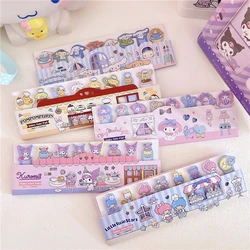 120 Sheets Sanrio Sticky Notes Hello Kitty Kuromi Melody Notepad Index Tabs Bookmark Stationery School Office Supplies Gifts