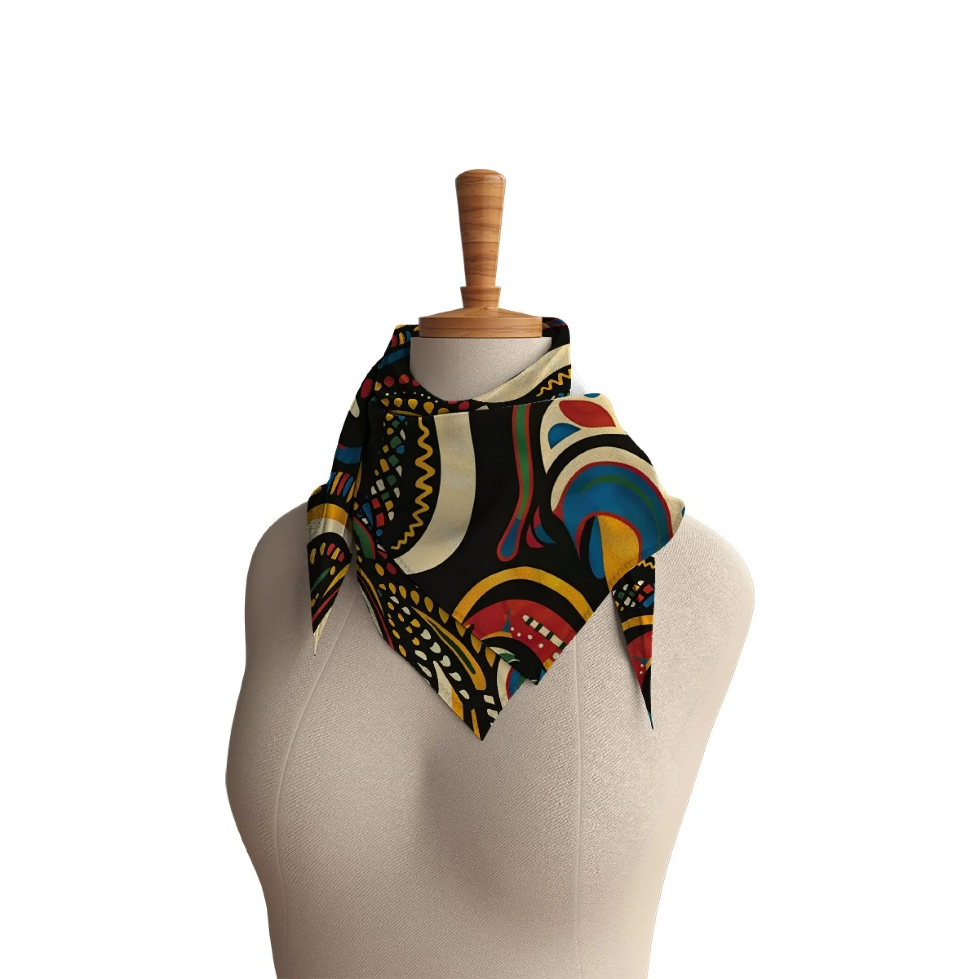 100 ps of double-sided custom-printed silk scarves，Smooth texture，Chiffon，Weddings, parties, company events