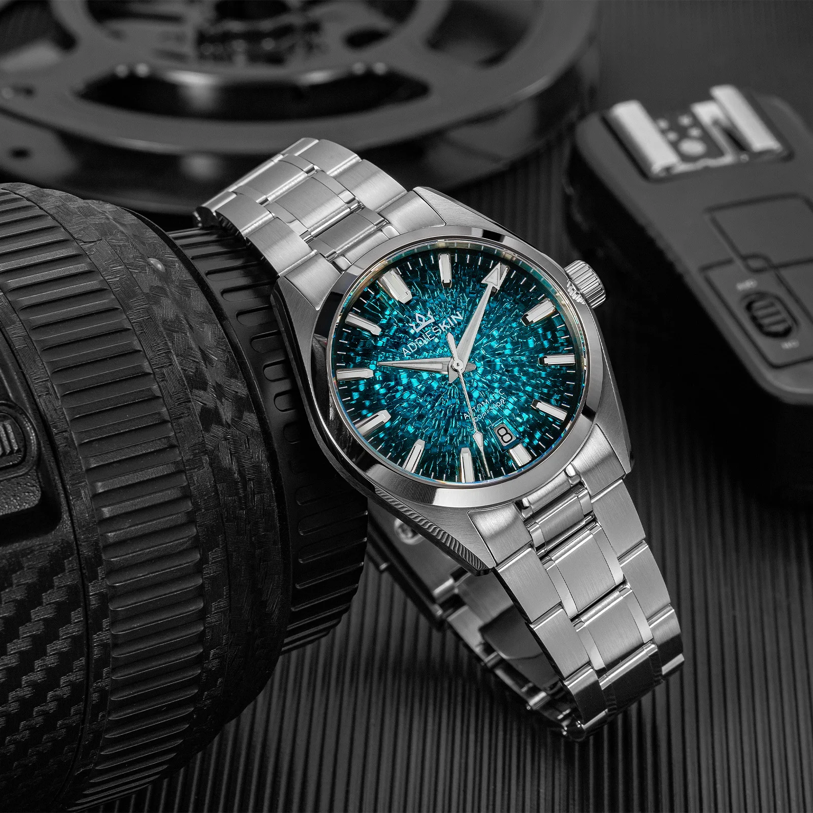 

AddiesKin Gradient Diver Watch Miyota9015 Sapphire Mechanical Automatic Watch Stainless Steel BGW9 Super Luminous K003 New Clock