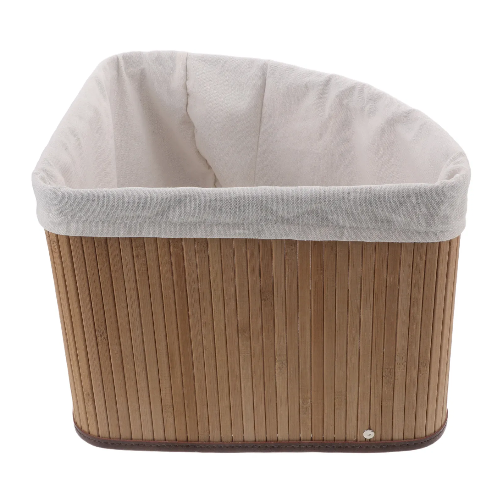 

Угловая корзина-органайзер из плетеного бамбука, треугольная, веерообразная, с высокой нагрузочной способностью, для современного и деревенского интерьера спальни и ванной комнаты