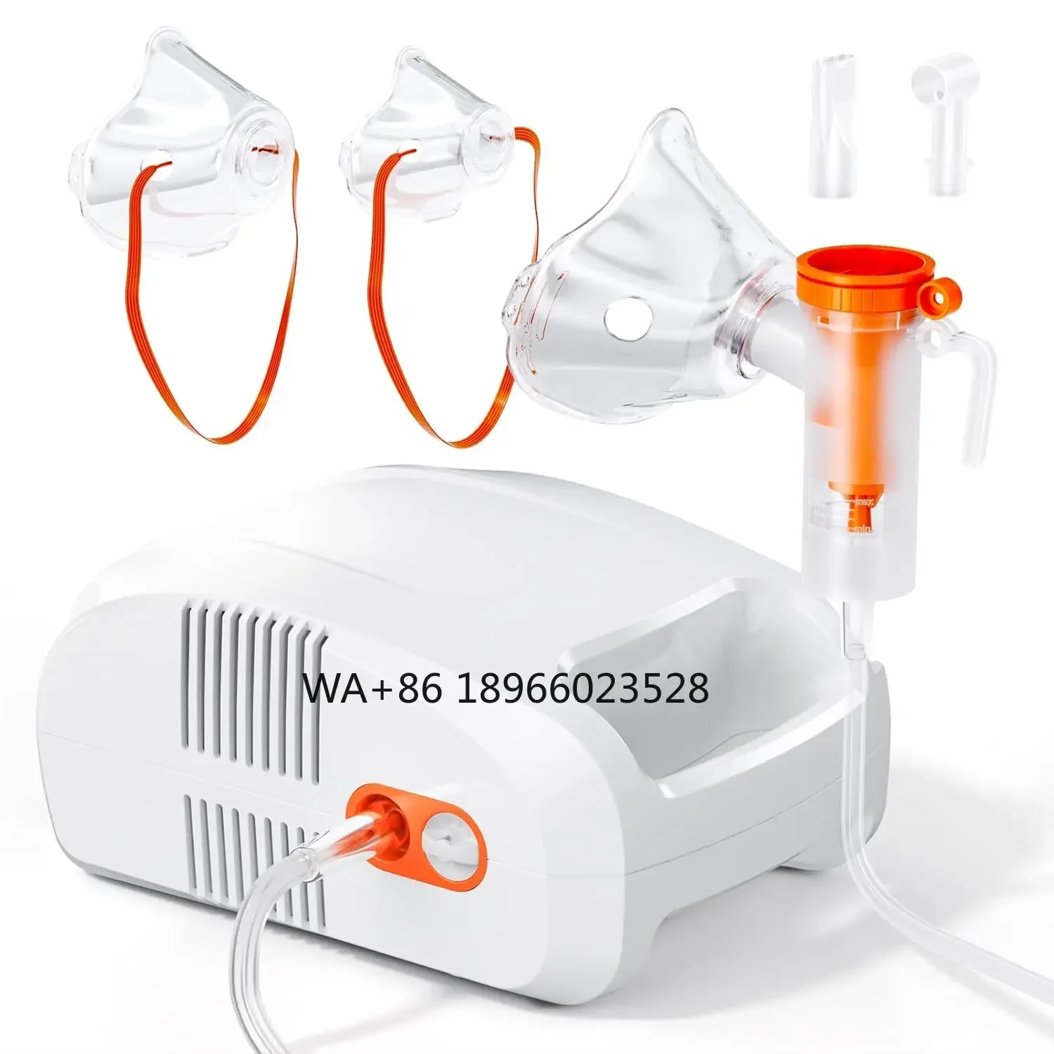 Nebulizador portátil de mano, nebulizador médico silencioso con compresor de pistón de chorro