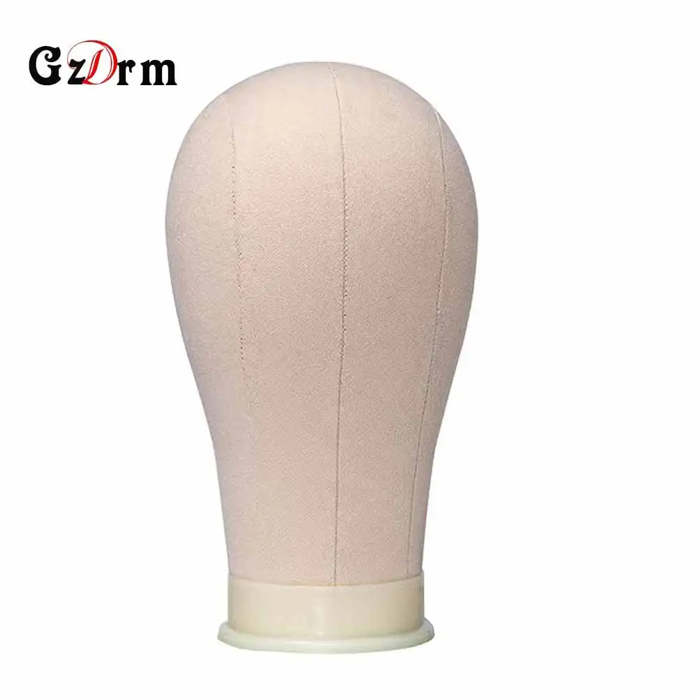 21 Zoll 23 Zoll Perückenkopf Schaufensterpuppenkopf mit Perückenständer, Manikin-Leinwandkopf für Perückenherstellung und -präsentation mit Nadeln – Detail 10