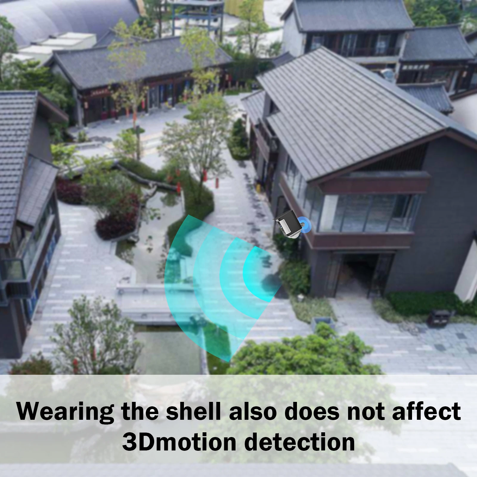 Silicone Security Camera Protective Case Weather-proof Monitor Camera Protective Cover for Ring Spotlight Cam Pro/Cam Plus