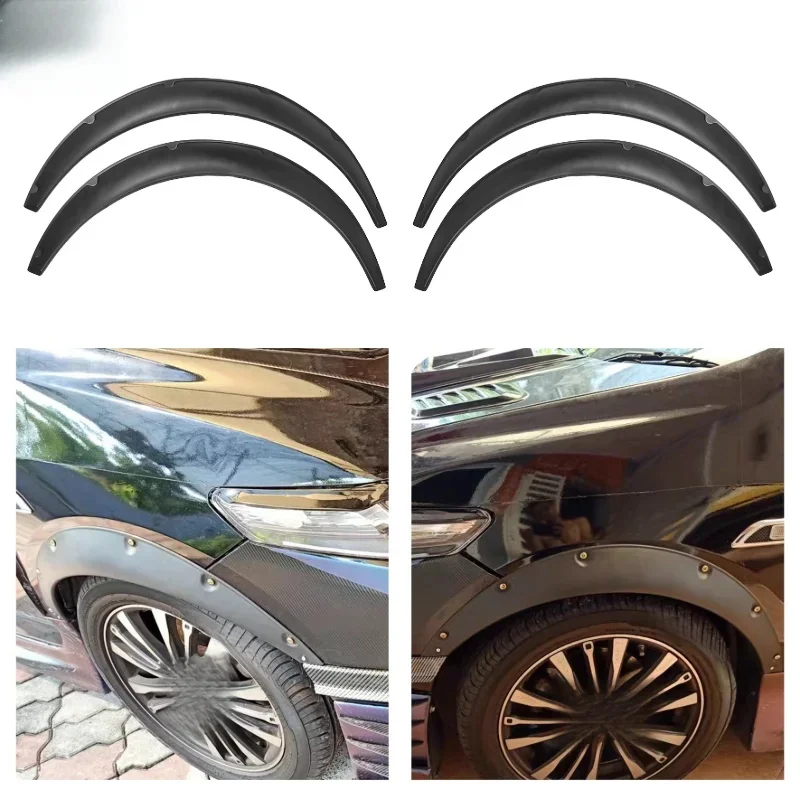 Durable Universal Larger‑Type Wheel Arch Fender Mudguard For Sedan Coupe Auto Exterior Modification