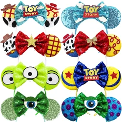 Diadema con orejas de Disney Toy Story para adultos, diademas con orejas de Mickey Mouse, accesorios para el cabello de Alien para mujeres y niñas, sombreros de Buzz Lightyear